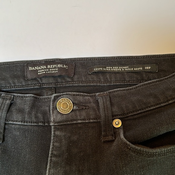 Banana Republic Black High Rise Jeans - Picture 3 of 4